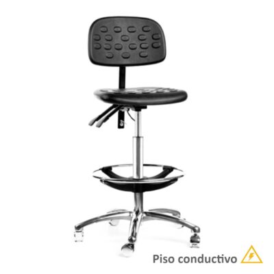 1912A ESD Silla giratoria alta conductiva