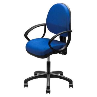 2110 CB Silla operativa ECO SIT con coderas fijas, respaldo medio