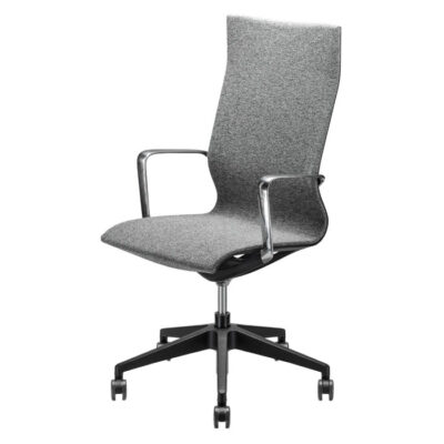 2880 C Sillón ejecutivo STUDIO SIT respaldo alto con coderas integradas