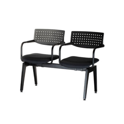 4002 Banca 2 plazas, respaldo de polipropileno