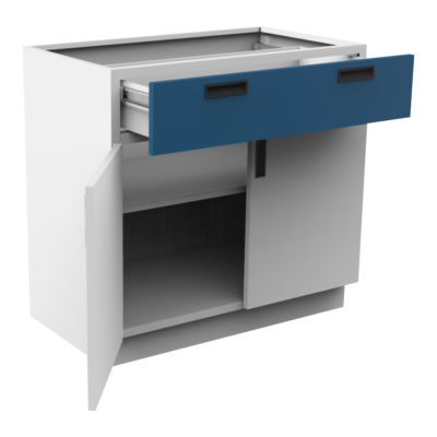 A3-090 Puerta, cajón y entrepaño - puerta doble