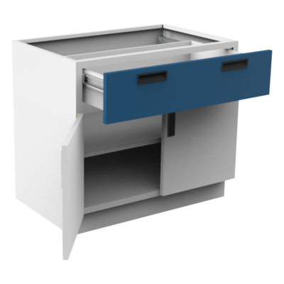 B3-070 Puerta, cajón y entrepaño - puerta doble