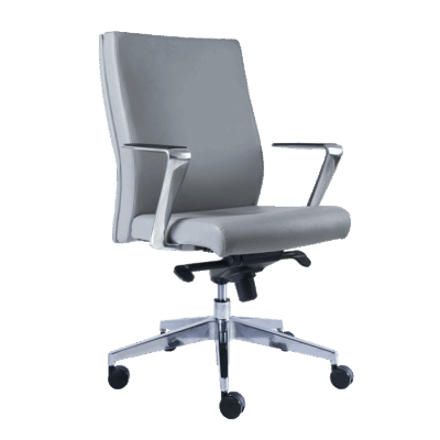 BM 1261 Silla ejecutiva alta, brazo aluminio