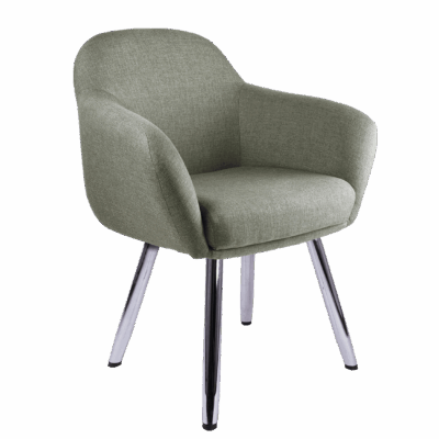 BM 1942 sillón para recepción o visitantes 4 patas