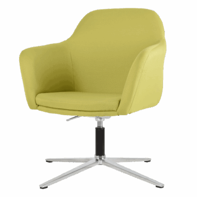 BM 1950 sillón para recepción o visitantes base de 4 puntas