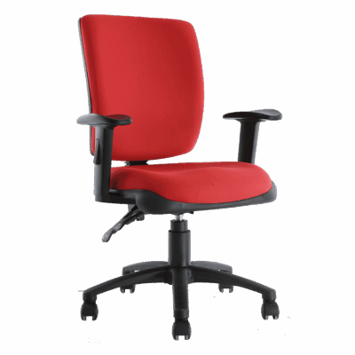 BM 2300 Silla operativa alta, brazos ajustables