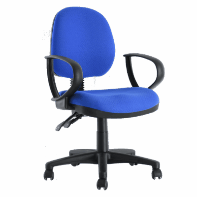 BM 240 BR7 Silla operativa de respaldo bajo con brazos fijos