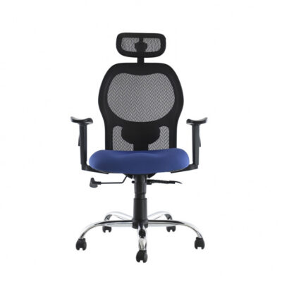 BM 2900 sillón ejecutivo respaldo alto con cabecera, brazos ajustables de poliuretano, soporte lumbar con ajuste de altura