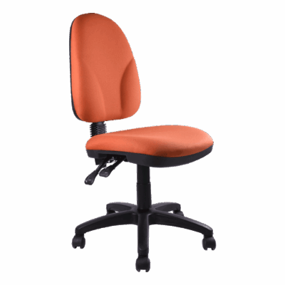 BM 607 PL Silla operativa alta, tapizado en tela