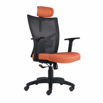 BM 7040 CC silla operativa de respaldo medio con cabecera