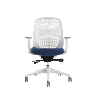 BM 7501BL silla para dirección respaldo alto en malla, con brazos