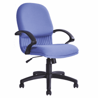 BM 851 sillón ejecutivo de respaldo medio, brazos, base en nylon