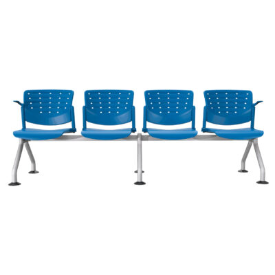 BM 864 G SB banca de 4 plazas, en polipropileno