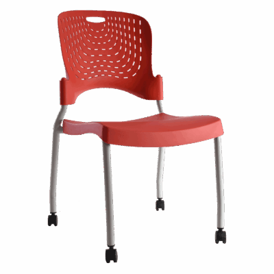 BM 901 M silla de 4 patas con rodajas