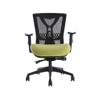 BM 9521 sillón ejecutivo respaldo alto, con malla Flex en respaldo, con brazos y base de nylon negro