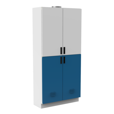 0ER1-90 Vitrina guarda-reactivos Puerta sólida