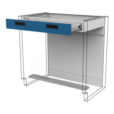 ETCB-100 Espacio de trabajo bajo, con cajón