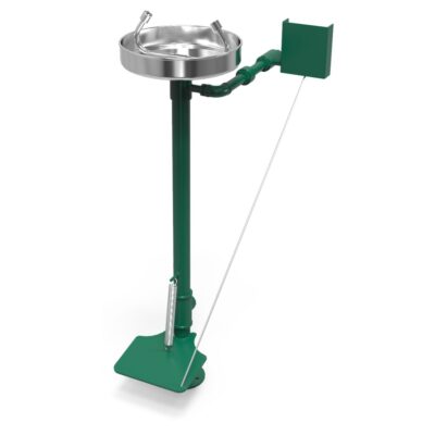 GC-210-CP Lavaojos de columna galvanizado