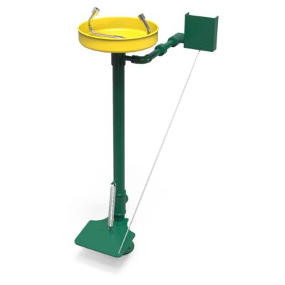 GC-211-CP Lavaojos de columna galvanizado