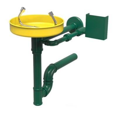 GC-311-C Lavaojos de pared galvanizado