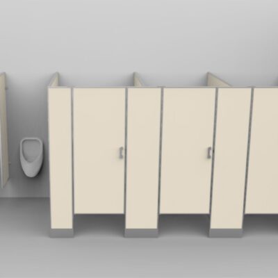 '-MAM M4D392-1 Configuración de Mamparas 4 divisiones acabado esmaltado