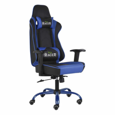 VL 8350 sillón racer de respaldo alto, brazos ajustables, cojines para soporte lumbar y nuca